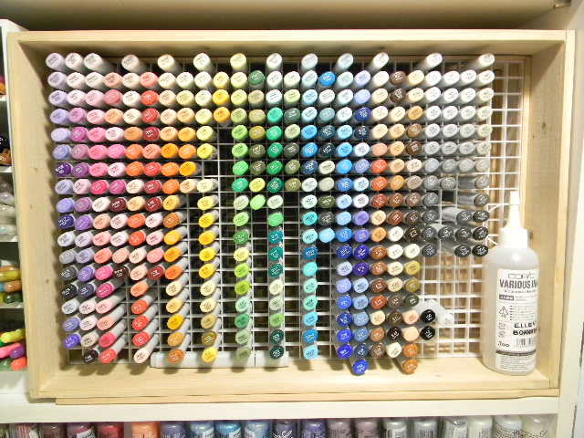 A storage solution for my colored Sharpies, Blog