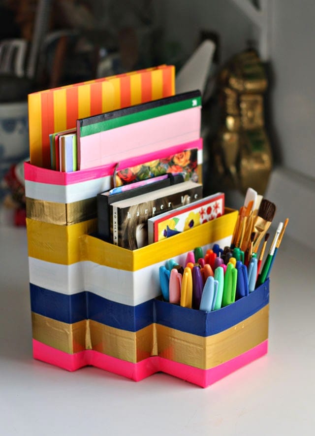 20 Clever Ways to Organize Your Coloring Supplies  Art supply  organization, Coloring book storage, Craft room organization