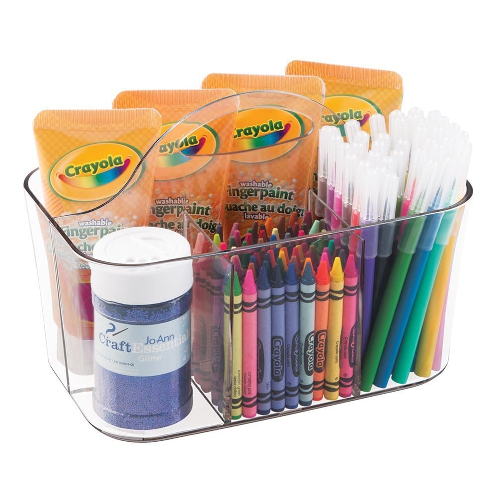 Quick Tip for Organizing Crayons, Markers, and Coloring Books