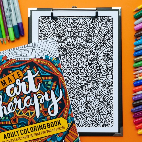 Ultimate Art Therapy - Printable Adult Coloring Book - Sarah Renae