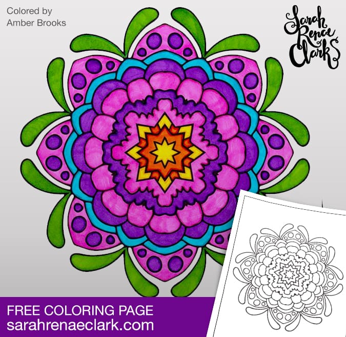 Coloring Book Flower Cow - FREE Download — Sarah Voyer