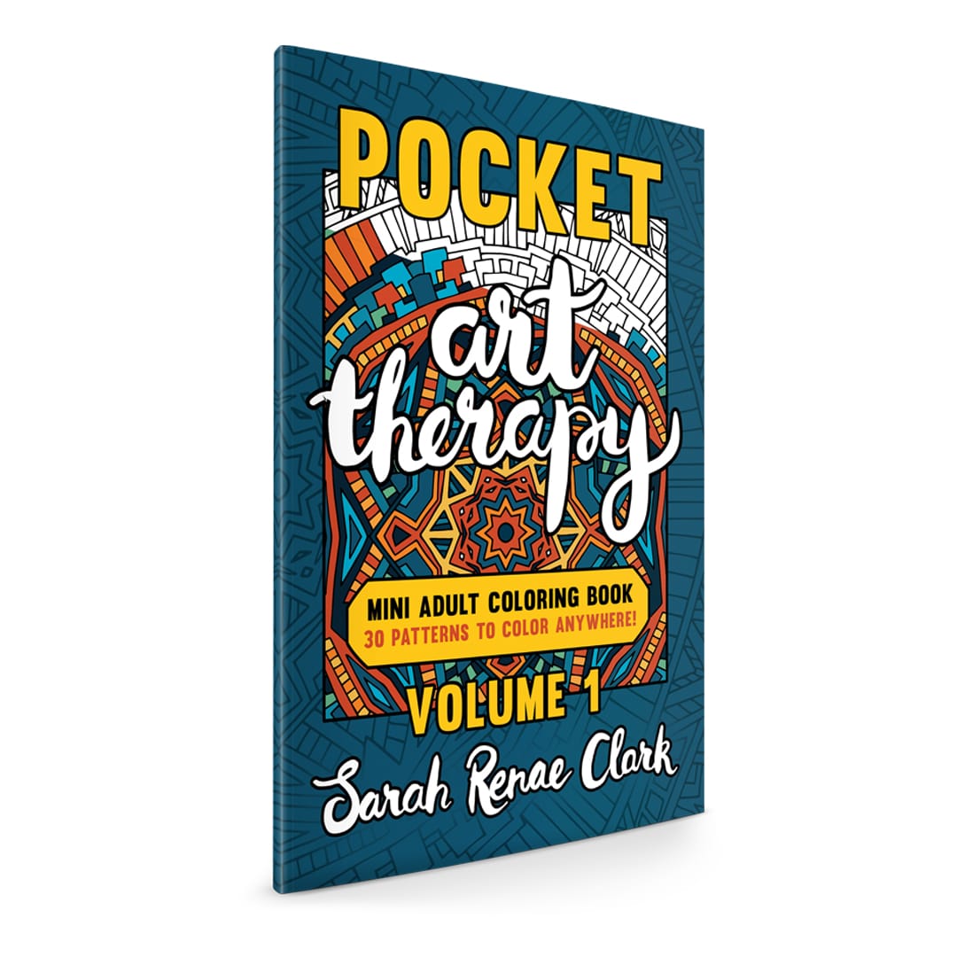 Pocket Art Therapy: Volume 1 - Sarah Renae Clark - Coloring Book Artist and  Designer