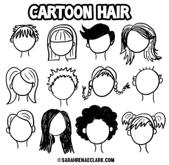 Draw Hair For Anime People, Step by Step, Drawing Guide, by Dawn - DragoArt