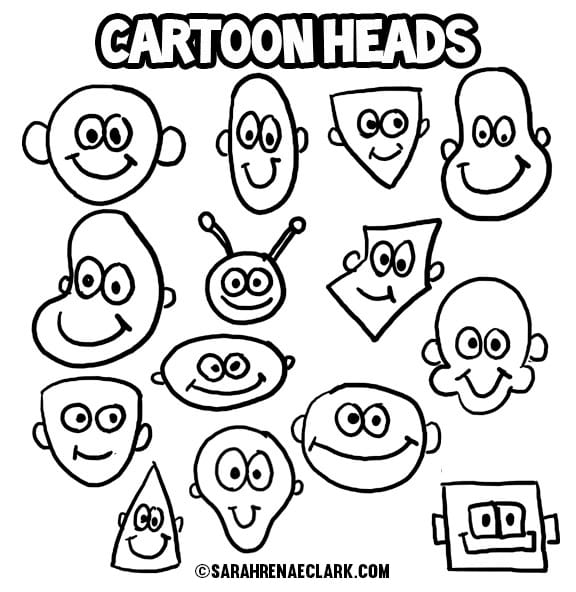 How to Draw Cartoon Heads