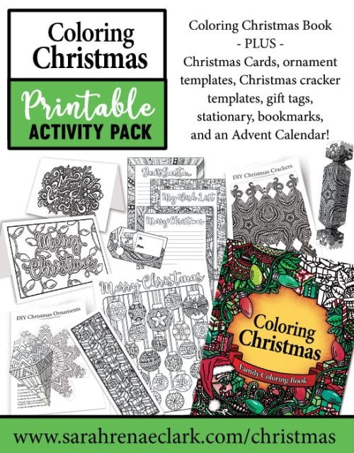 Coloring Christmas Printable Activity Pack