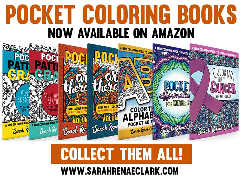 Pocket Coloring Pages - Sarah Renae Clark - Coloring Book Artist And