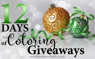 12 Days of Coloring Giveaways 2016