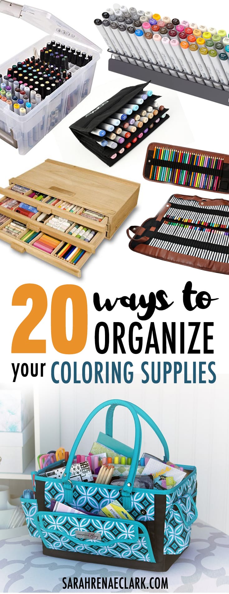 20 Clever Ways to Organize Your Coloring Supplies