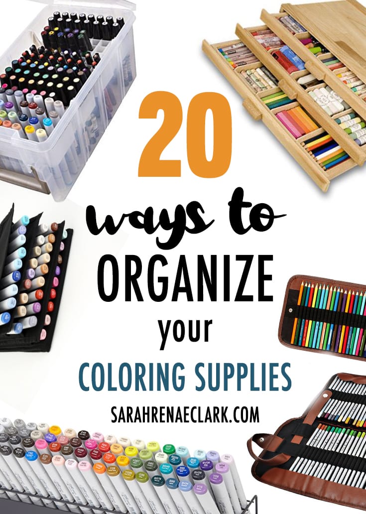 20 Clever Ways to Organize Your Coloring Supplies