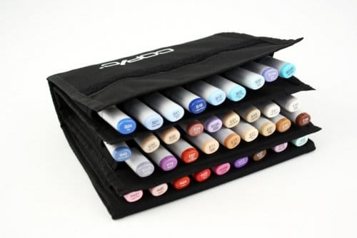 Copic Wallet Carry Case - 20 Clever Ways to Organize Your Coloring Supplies