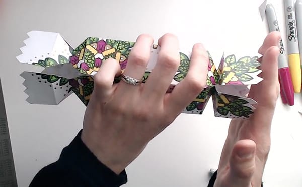 How to make a DIY Christmas Cracker – Step 15 How to make a DIY Christmas Cracker - Step 15
