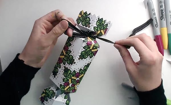 How to make a DIY Christmas Cracker – Step 16 How to make a DIY Christmas Cracker - Step 16