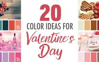 20 Color Ideas For Valentine's Day | Color Palettes, Color Schemes, Color Inspiration | www.sarahrenaeclark.com