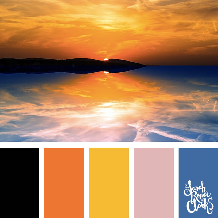 Sunset Oranges Color Palette  Orange color palettes, Sunset color palette,  Orange palette