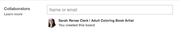 Pinterest group boards: Add collaborators to your boards on Pinterest | Pinterest Marketing | www.sarahrenaeclark.com