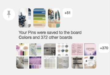 Your Pinterest notifications will tell you when other people have repinned your content