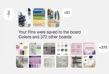 Your Pinterest notifications will tell you when other people have repinned your content