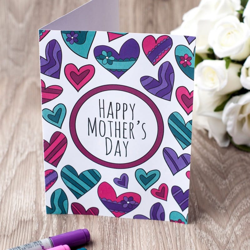 Free Mother S Day Coloring Card Sarah Renae Clark Coloring Book Artist And Designer