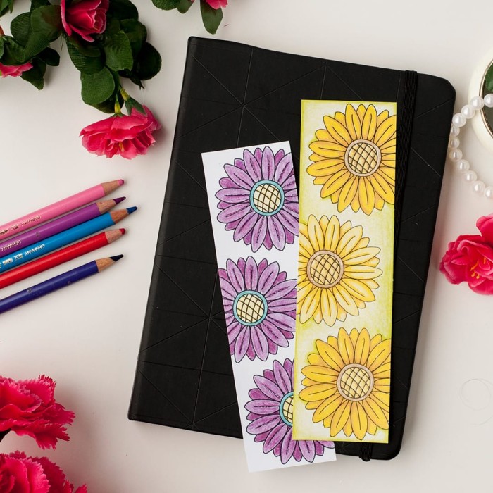 Color and make these Mother's Day bookmarks for a special mom! Includes 12 printable bookmarks to color in | Find more Mother’s Day printables and coloring pages at https://sarahrenaeclark.com/shop/cat/seasonal/mothers-day/
