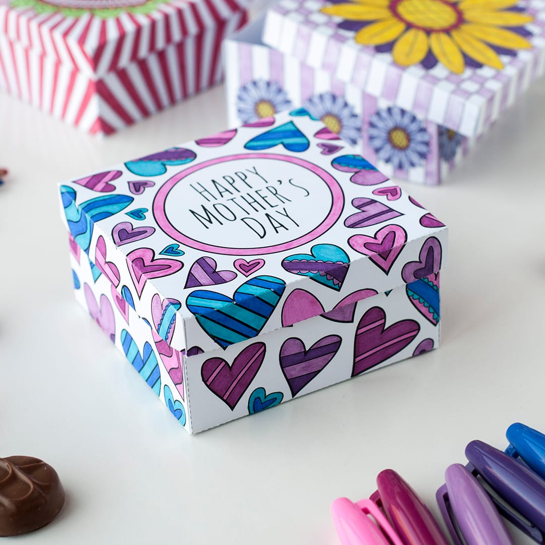 Making Gift Boxes with and without a Cutting Machine! | Make It from Your  Heart