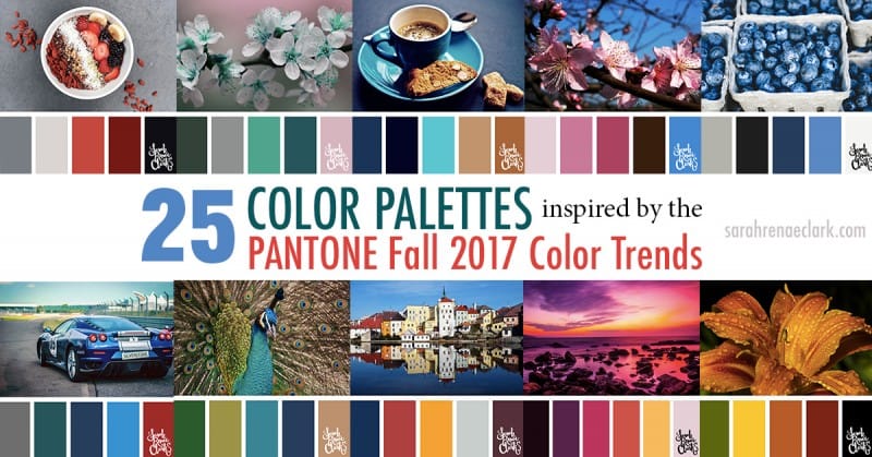 25 Color Palettes Inspired by the Pantone Fall 2017 Color Trends ...