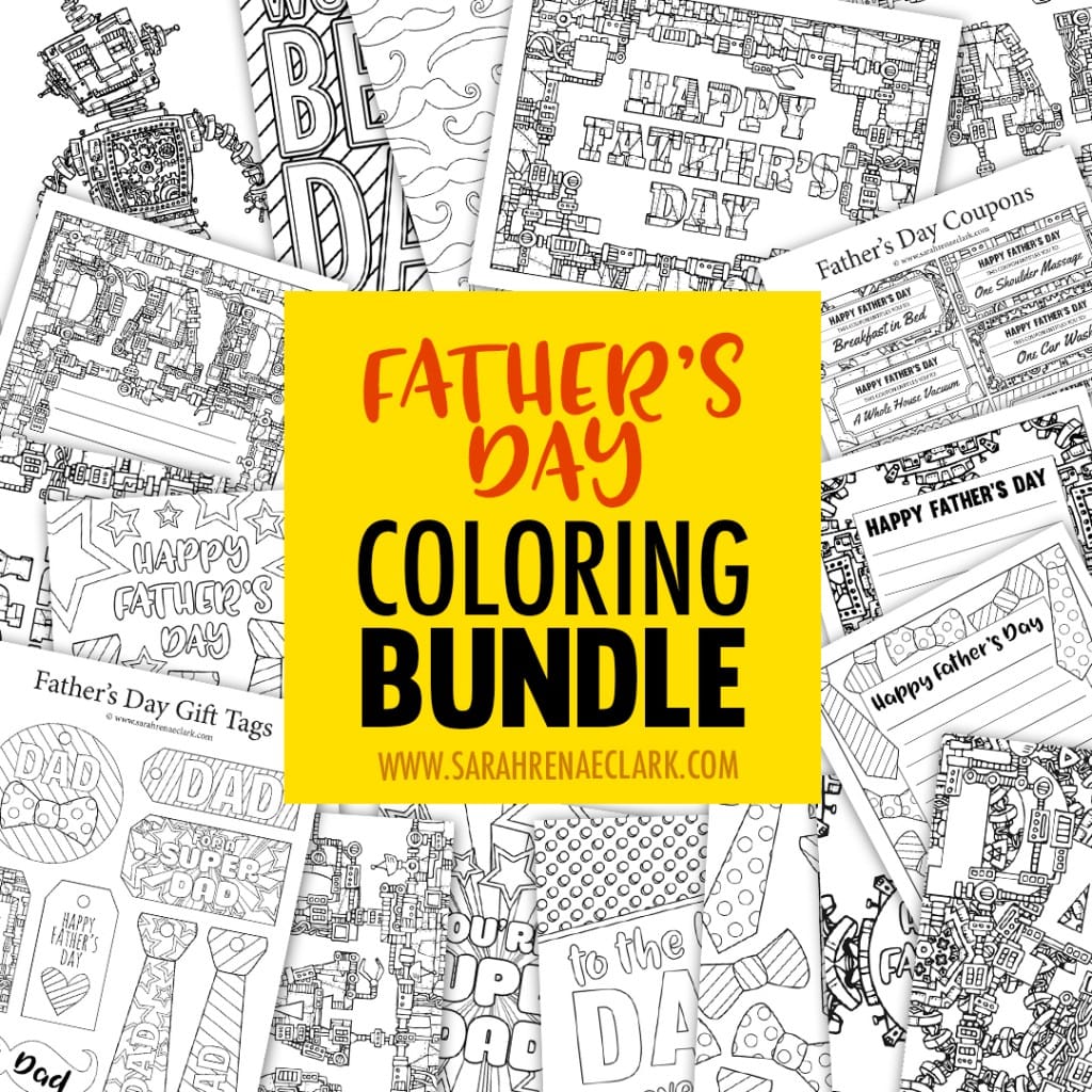 Mother's Day Coloring Bundle | Bookmarks, Cards, Coupons, Gift Boxes, Coloring Pages ...