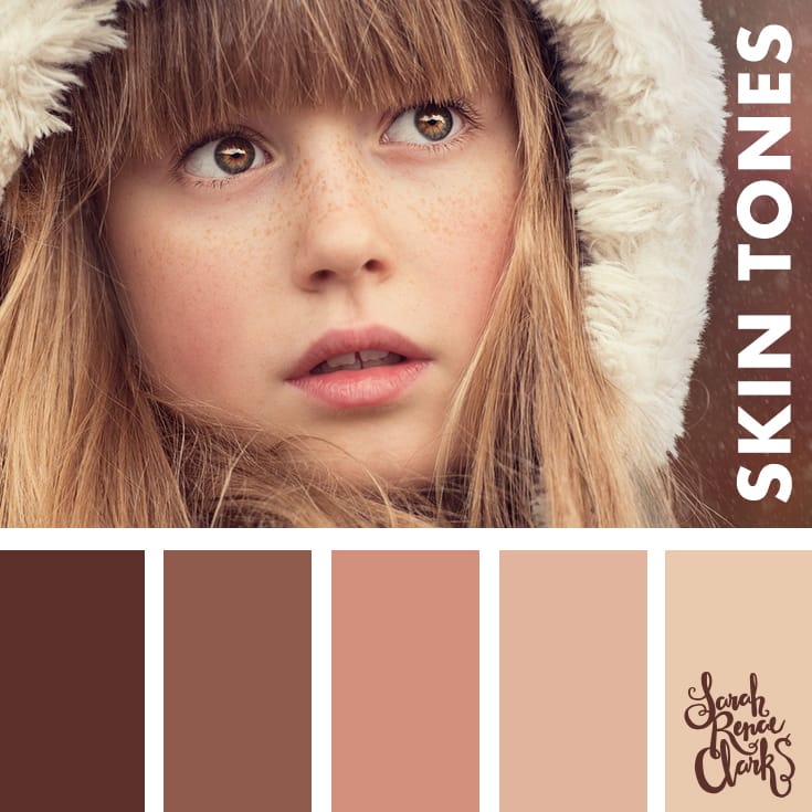 Skin color palette Learn how to color skin tones with colored pencils