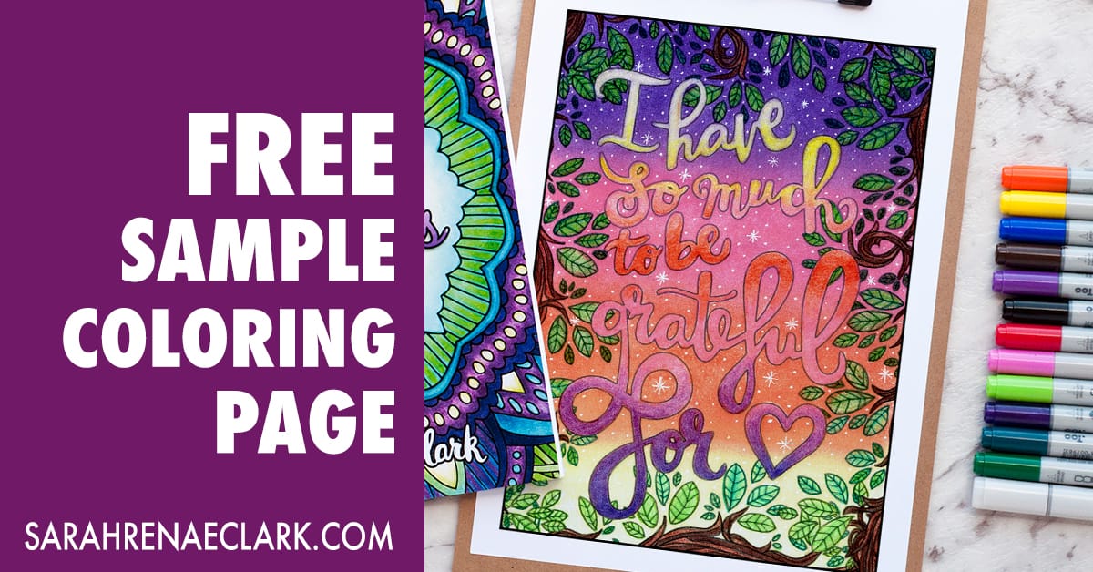 Free Color Combination Chart - Sarah Renae Clark - Coloring Book Artist and  Designer