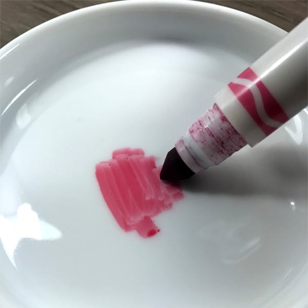 Use your cheap Crayola markers as a watercolor paint alternative – step 2