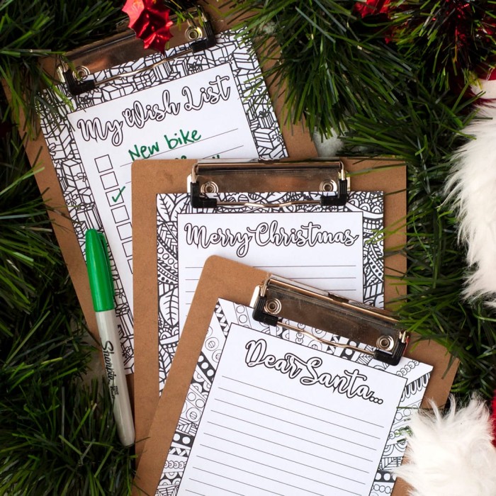 DIY Christmas letters – 3 printable coloring page letter templates for Christmas | Find more Christmas printable activities and coloring pages at www.sarahrenaeclark.com/christmas