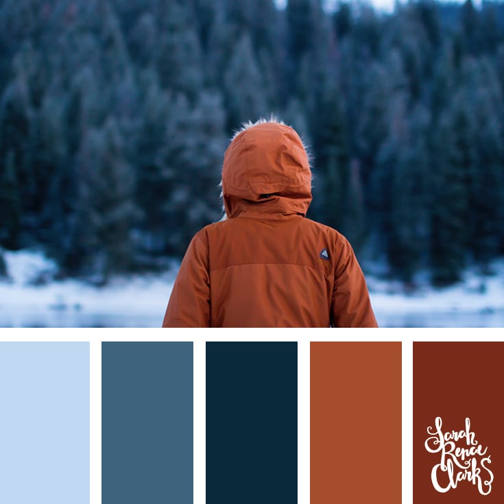 Warm vibes // Winter Color Schemes // Click for more winter color combinations, mood boards and seasonal color palettes at http://sarahrenaeclark.com #color #colorscheme #colorinspiration