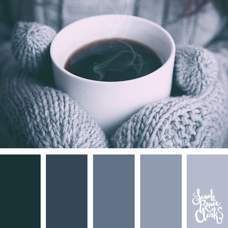 Gray color palette // Winter Color Schemes // Click for more winter color combinations, mood boards and seasonal color palettes at http://sarahrenaeclark.com #color #colorscheme #colorinspiration