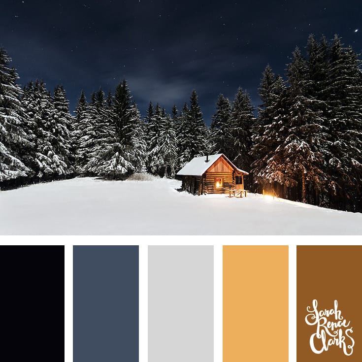 Cold color inspiration // Winter Color Schemes // Click for more winter color combinations, mood boards and seasonal color palettes at http://sarahrenaeclark.com #color #colorscheme #colorinspiration