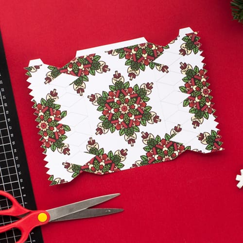 Step 3 // How to make a DIY Christmas Cracker with this easy tutorial and free cracker template! // www.sarahrenaeclark.com/christmas-cracker