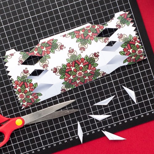 Step 7 // How to make a DIY Christmas Cracker with this easy tutorial and free cracker template! // www.sarahrenaeclark.com/christmas-cracker