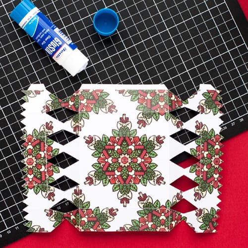 Step 9 // How to make a DIY Christmas Cracker with this easy tutorial and free cracker template! // www.sarahrenaeclark.com/christmas-cracker