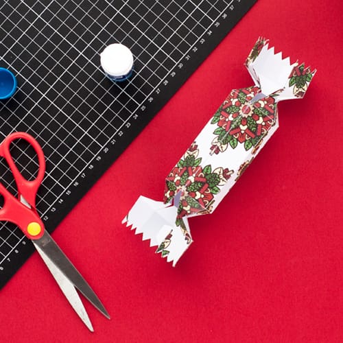 Step 10 // How to make a DIY Christmas Cracker with this easy tutorial and free cracker template! // www.sarahrenaeclark.com/christmas-cracker