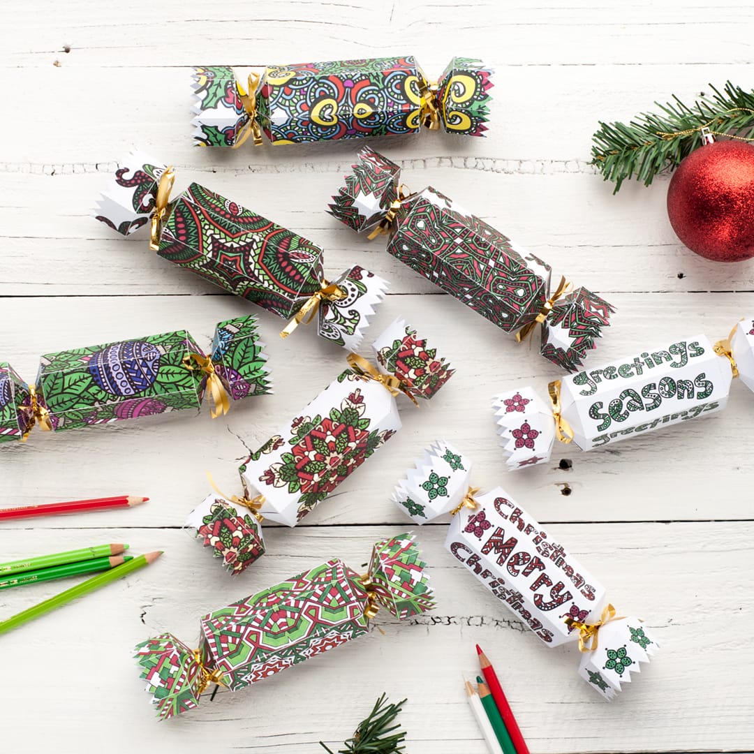 Make your own Christmas crackers with our free tutorial