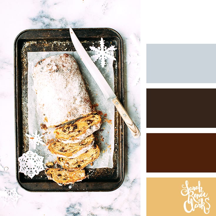 Christmas loaf // Christmas Color Schemes // Click for more Christmas color palettes, mood boards and color combinations at https://sarahrenaeclark.com #color #colorscheme #colorpalette