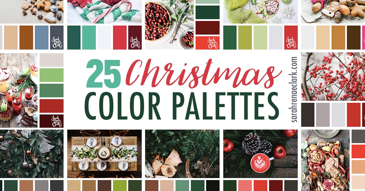 christmas colors palette