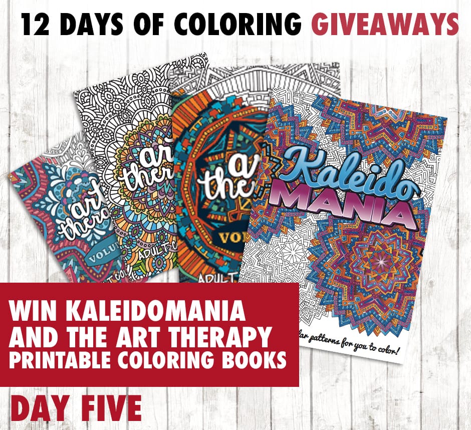 Enter to win today's coloring prize in the 12 Days of Coloring Giveaways! Find out more at sarahrenaeclark.com #giveaway