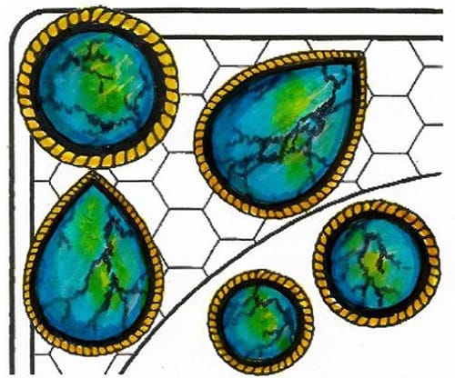 Adult Coloring Gemstone Tutorial | Step 8 | See the full tutorial at www.sarahrenaeclark.com