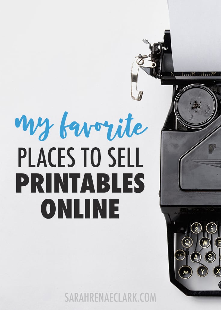 Looking to sell your printables online? Whether you're looking at Shopify, Etsy, Gumroad or your own website, here's my favorite tools I use and places I sell my printables in my own creative business. Click to read more and see my other favorite business tools!