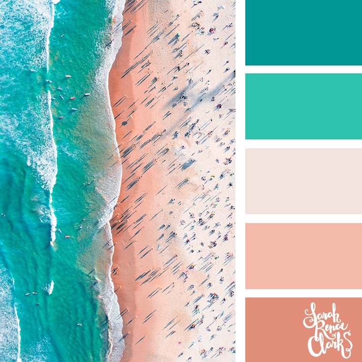 25 Summer Color Palettes | Inspiring color schemes by Sarah Renae Clark