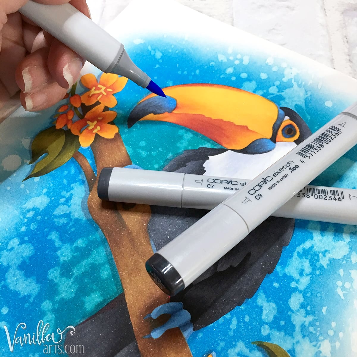 This isn't Paint by Number - Change your Copic Marker Blending