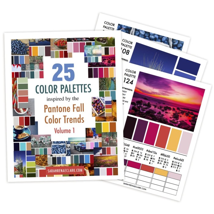 25 Color Palettes Inspired by the Pantone Fall Color Trends (Volume 1)