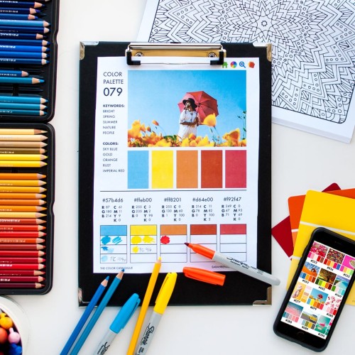 Catalog Colorfull The Color Catalog | 250 Color Palettes in an Interactive PDF Color Guide