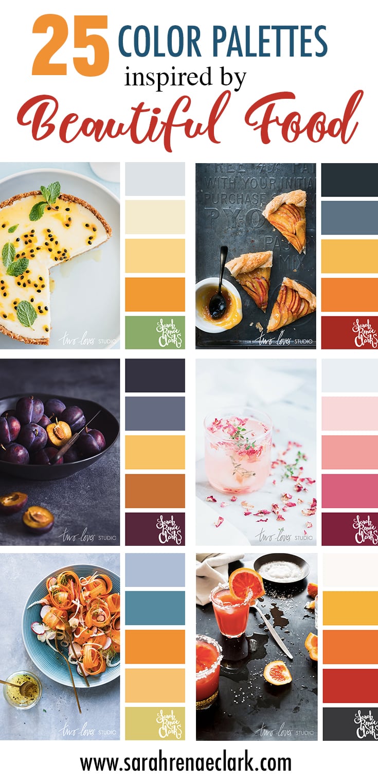 25 Color Palettes Inspired by Beautiful Food
