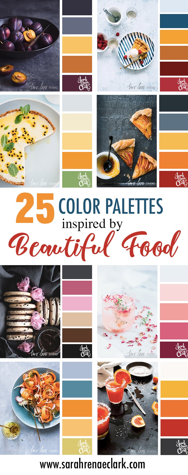 25 Color Palettes Inspired by Beautiful Food