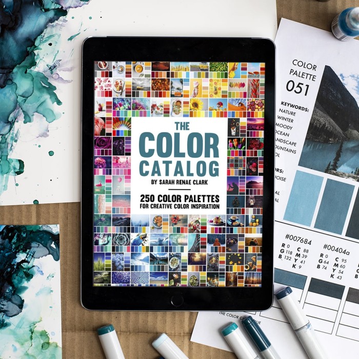 The Color Catalog with alcohol inks